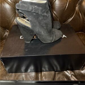 Dolce & Gabbana Black Suede Heels